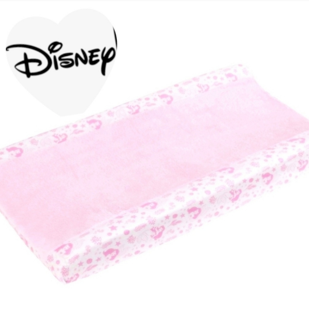 3pcs Disney Baby Ariel Mermaid Contour Changing Pad Cover NWT